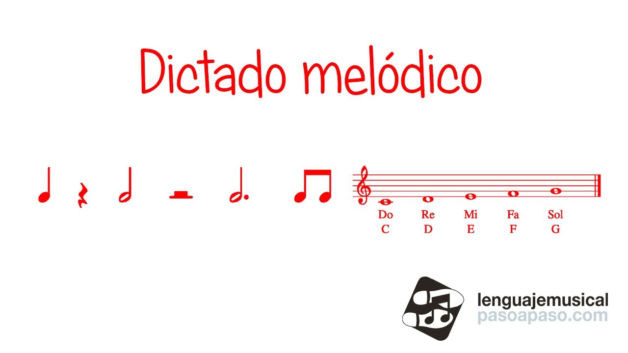Dictado melódico. Nivel 1.Unidad 5.