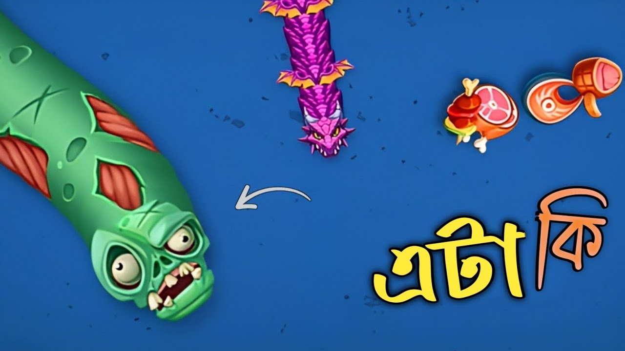 ভয়ানক জম্বি 😧 | Worms Zone | Bangla Gameplay | By Faruk Gamer 