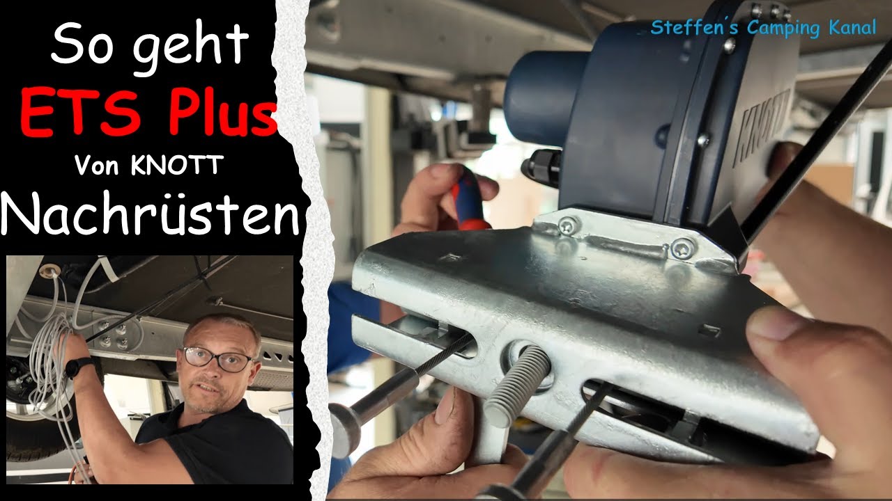 KEIN SCHLINGERN MEHR -ETS Plus von KNOTT am Wohnwagen nachrüsten, ich zeige euch wie der Einbau geht