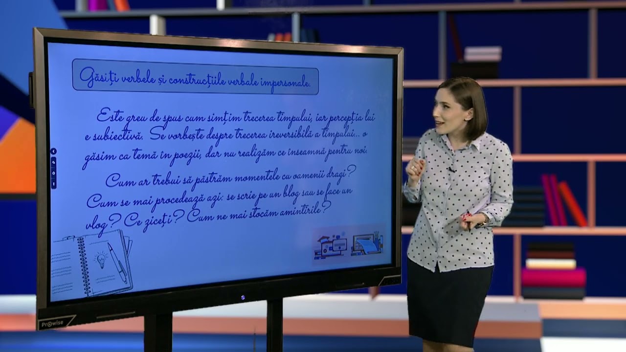 TeleŞcoala: Limba şi literatura română clasa a VIII-a – construcţiile impersonale (@TVR2)