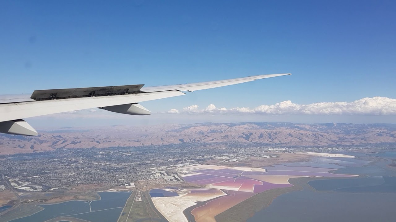 Turkish Airlines Boeing 777-300ER Flight TK79 Landing in San Francisco SFO