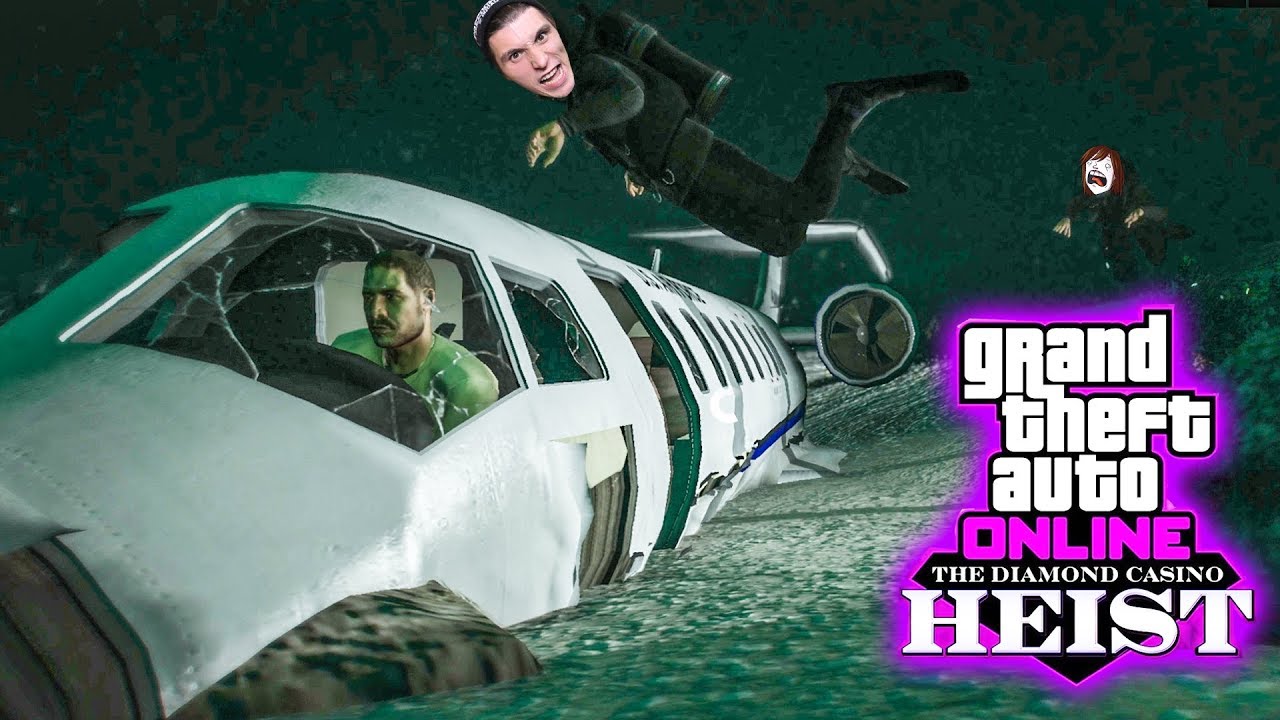 Wir TAUCHEN zu einem abgestürztem FLUGZEUG (Pilot lebt noch) | GTA 5 Online Casino Heists