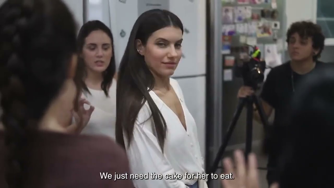 BTS from the kitchen scene in episode 6. 