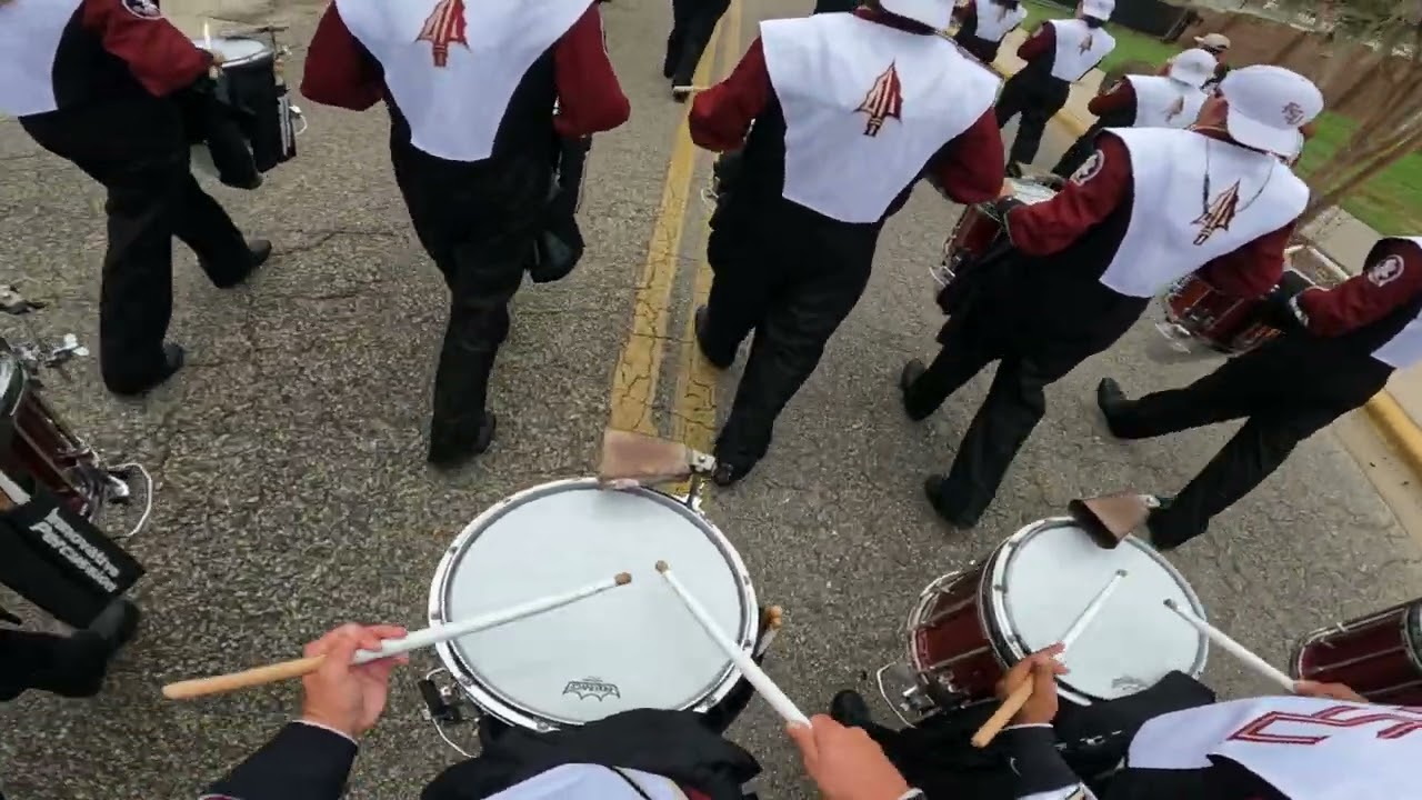 FSU Big 8 Drumline - March Over Snare Cam (Part 1) 10/5/24
