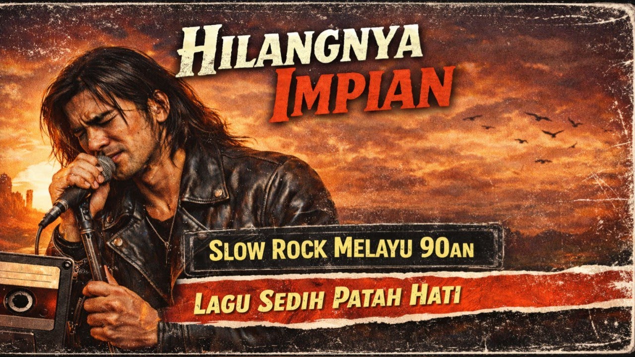 Hilangnya Impian | Slow Rock Melayu 90an | Lagu Sedih Patah Hat