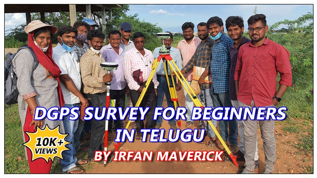 DGPS Training for Village Surveyors in Telugu by Irfan MaVerick