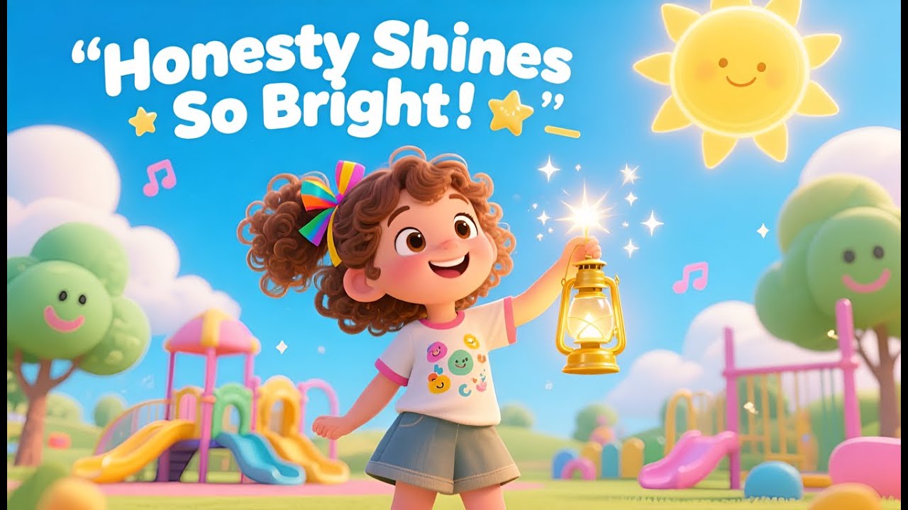 Honesty Song for Kids 🎵 | Moral Story in Rhyme | Learn Good Habits