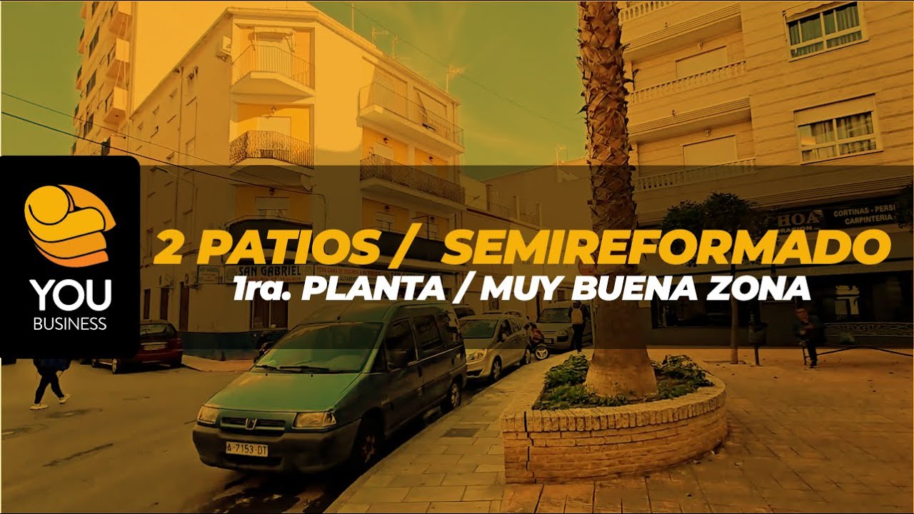 "Vive en Elda: Piso Perfecto con 2 Patios para Disfrutar" 70.000€