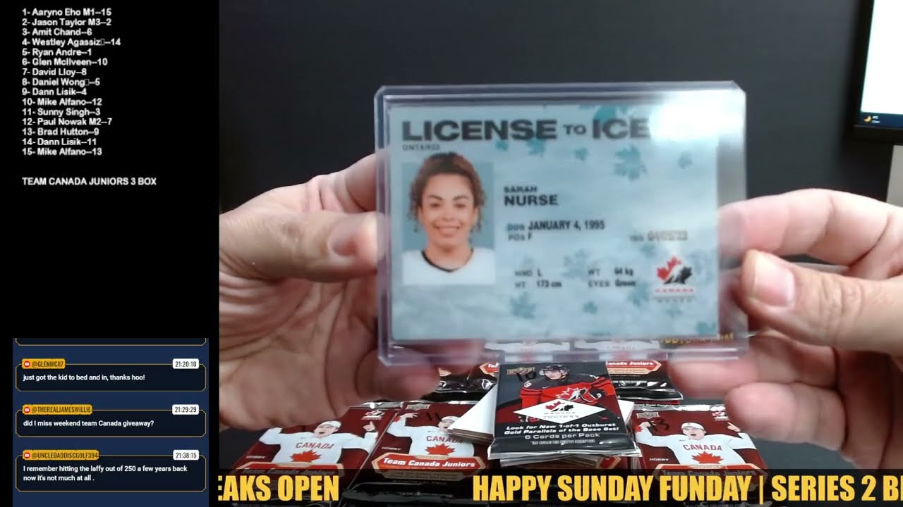 GB5085 HOCKEY TEAM CANADA JR 3 BOX 2025 2024 2023! LOADED BOXES w/ 1 OF 1 GOLD OUTBURST!