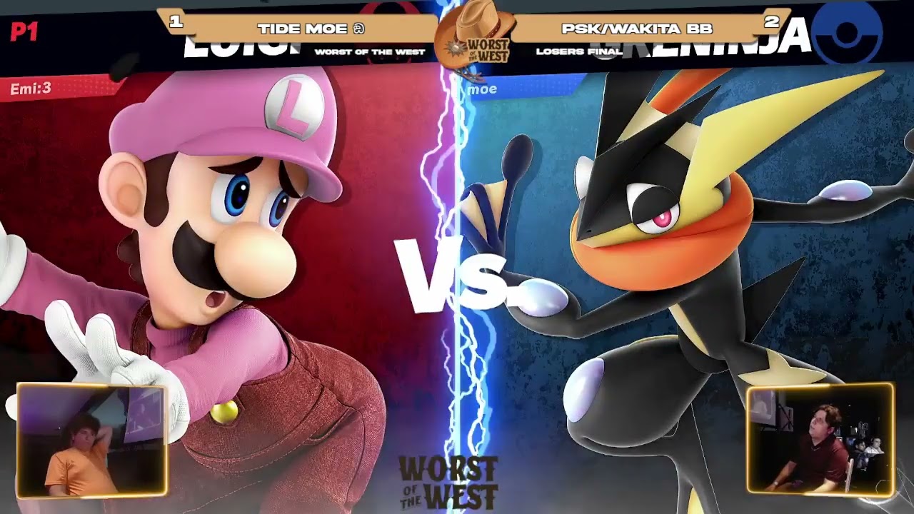WotW#08 - PSK | WaKa (Luigi) Vs. TIDE | Moe ඞ (Greninja) Losers Final