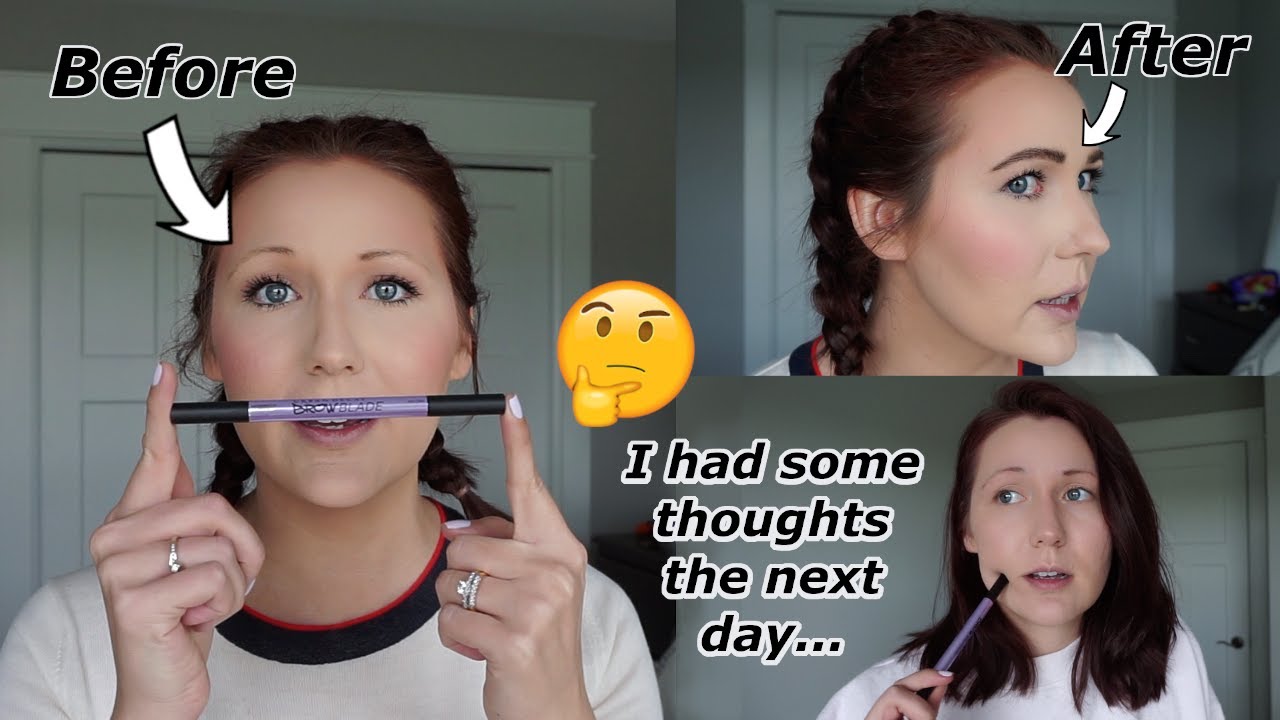 FULL REVIEW on the Urban Decay BROW BLADE | What a Rollercoaster