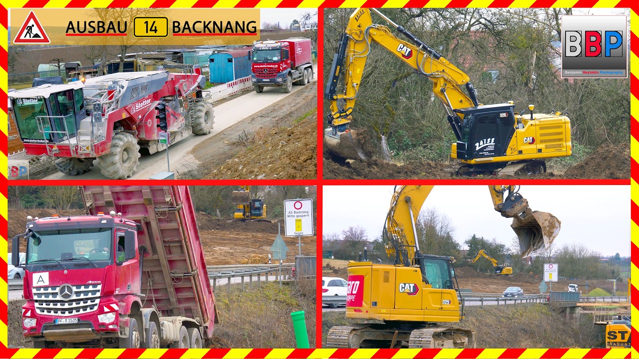 CAT 325, 326 - Ausbau Backnang, 09.02.2026