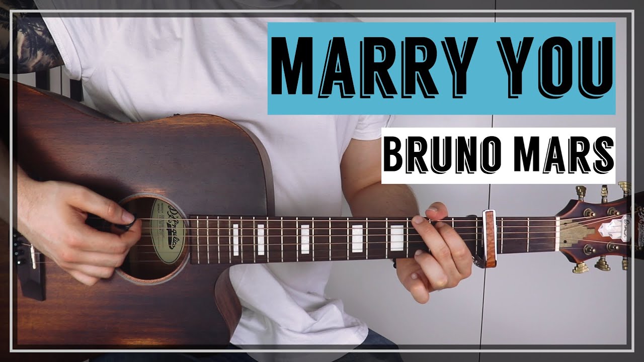 Marry You - Bruno Mars | Guitar Tutorial/Lesson | Easy How To Play (Chords)