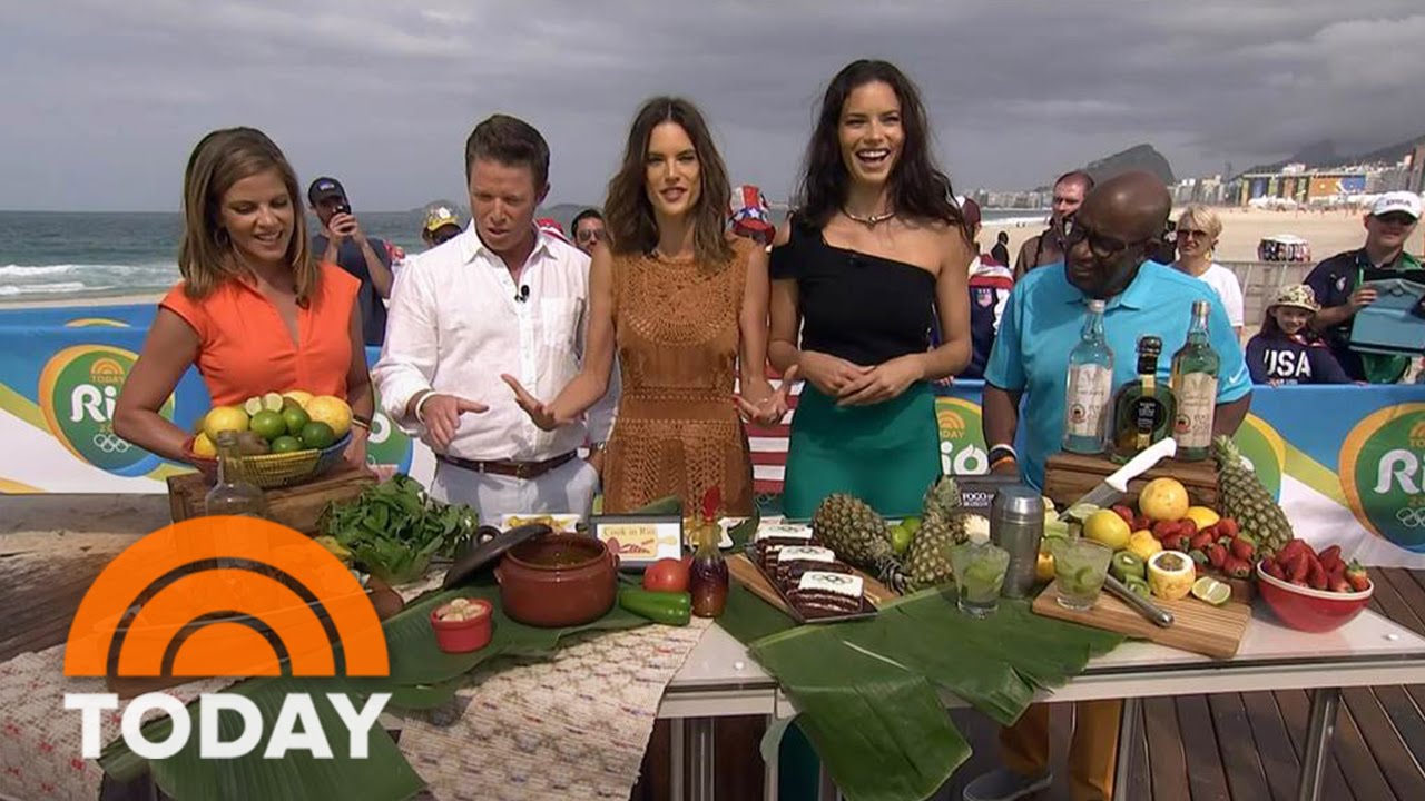 Supermodels Adriana Lima, Alessandra Ambrosio Share Top Brazilian Cuisine | TODAY