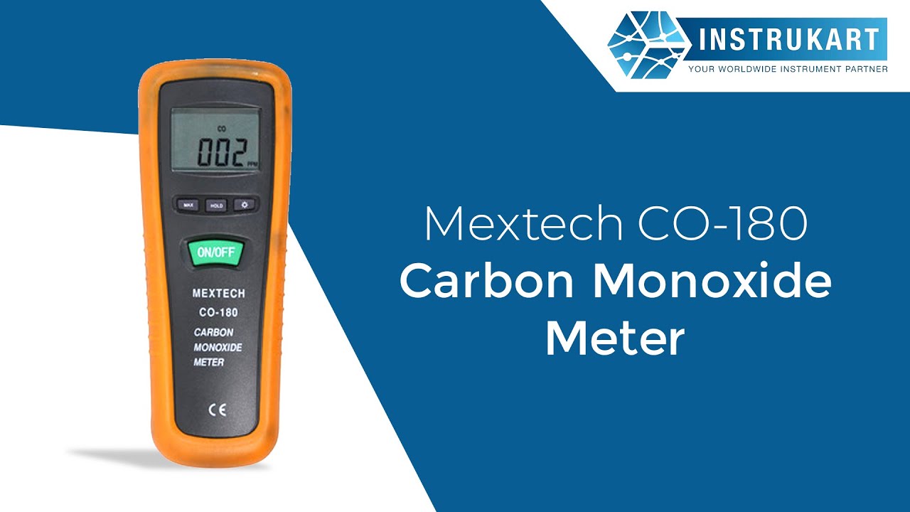 Mextech CO-180 Carbon Monoxide Meter| Instrukart