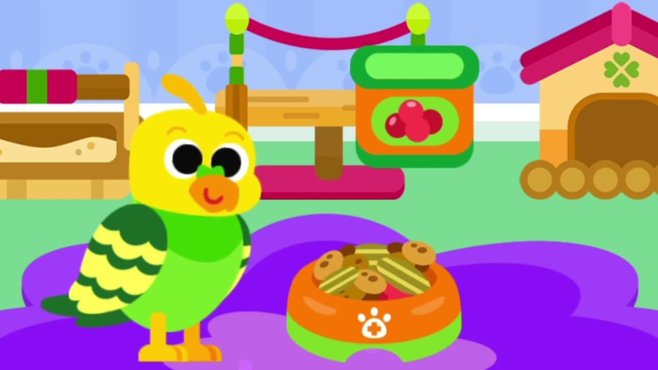 Cocobi little parrot 🦜 and crocodile 🐊 hospital wali new funny help cartoon video 