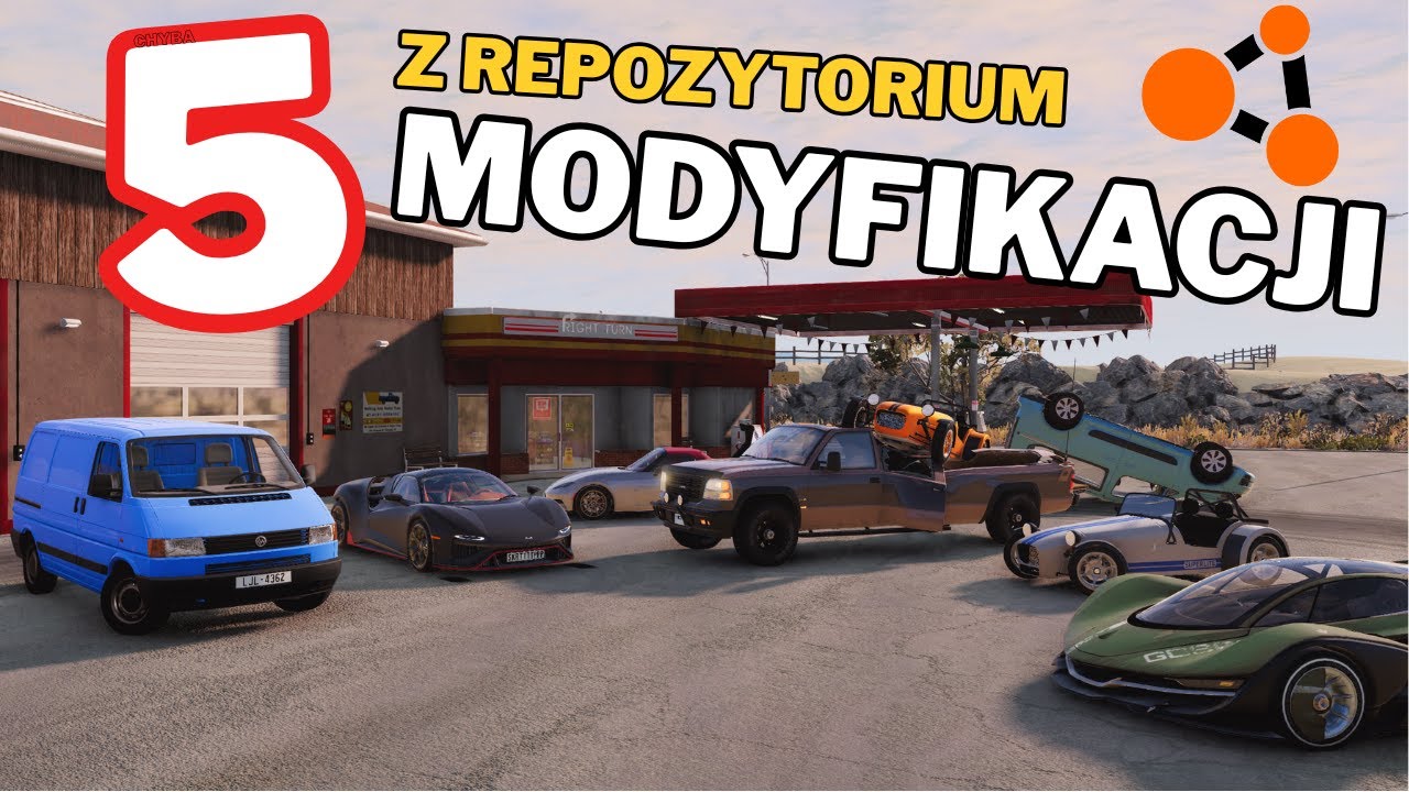 5 wyjątkowych MODYFIKACJI do BeamNG.drive!