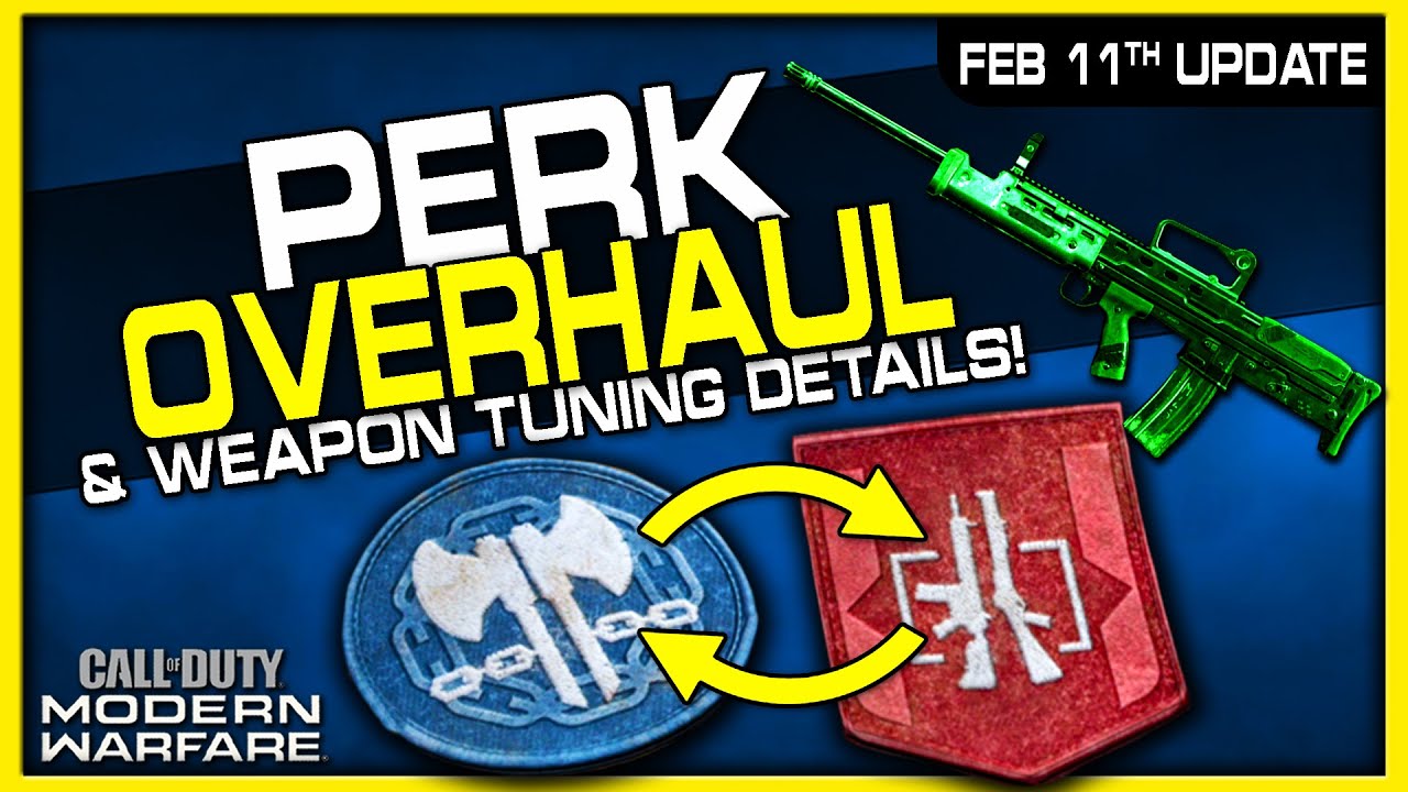 Big Perk Overhaul & Weapon Balancing Detail! | Modern Warfare Season 2 Update!