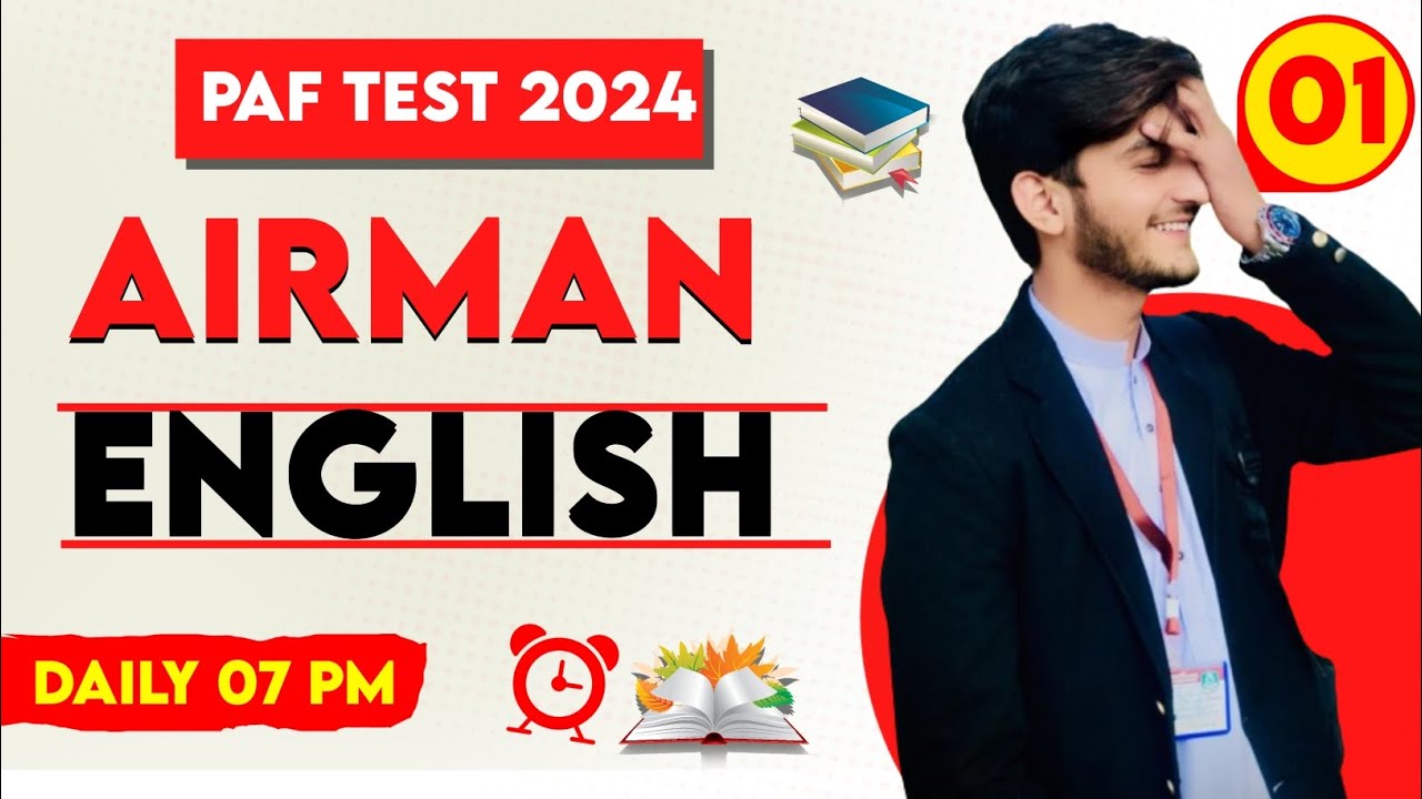 PAF AEROTRADE TEST PREPARATION 2024|PAF ENGLISH TEST PREPARATION 2024|AIRMAN ENGLISH TEST MCQS.