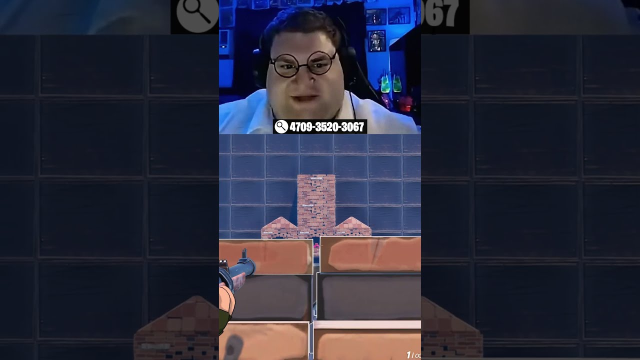 🦅🎯 Peter Griffin Outplayed A Noob Mid Air On A 1v1 Map! #fortnite #xpfortnite #1v1fortnite #1v1
