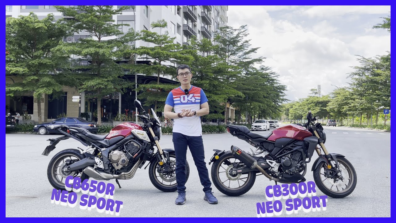 Tìm hiểu ngoại hình CB650R và CB300R - Với chiều cao 159cm liệu có chạy được ?