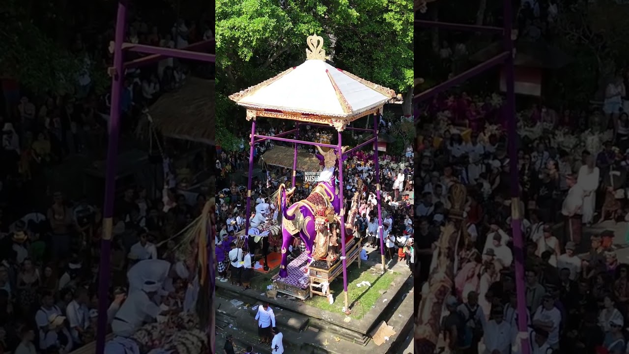 Upacara Ngaben Atau Pelebon Di Ubud Bali #NgabenBali #NgabenPuriUbud #PelebonPuriUbud #Ngaben
