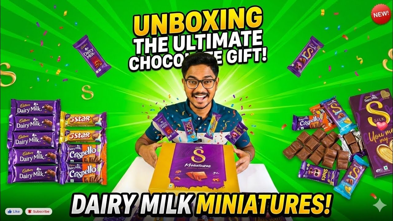 Cadbury Dairy Milk Miniatures Unboxing 🍫 | Mini Chocolate Review