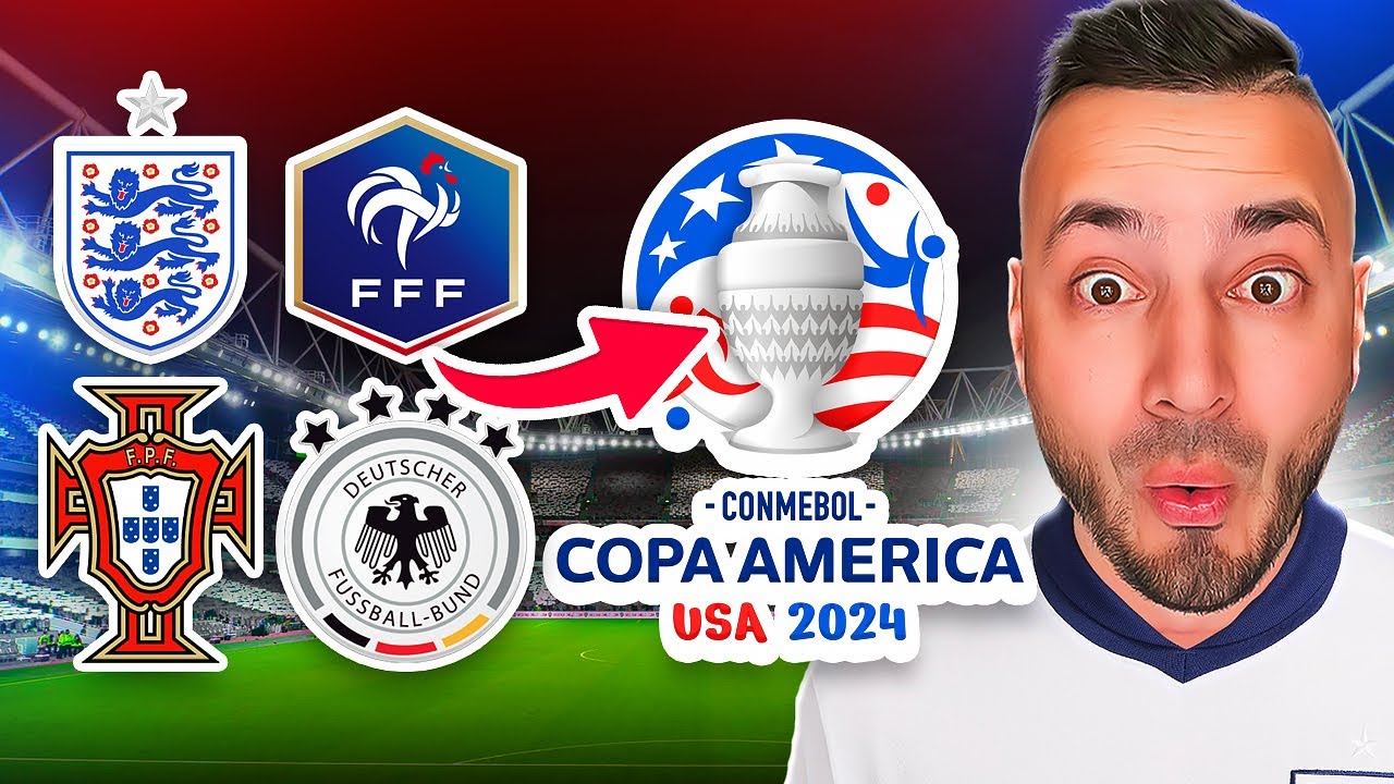 I MADE EURO 2024 NATIONS PLAY AT THE COPA AMERICA!