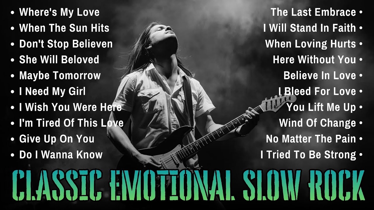 EMOTIONAL SLOW ROCK - BEST AMERICAN ROCK SONGS - PLAYLIST 2026🎸