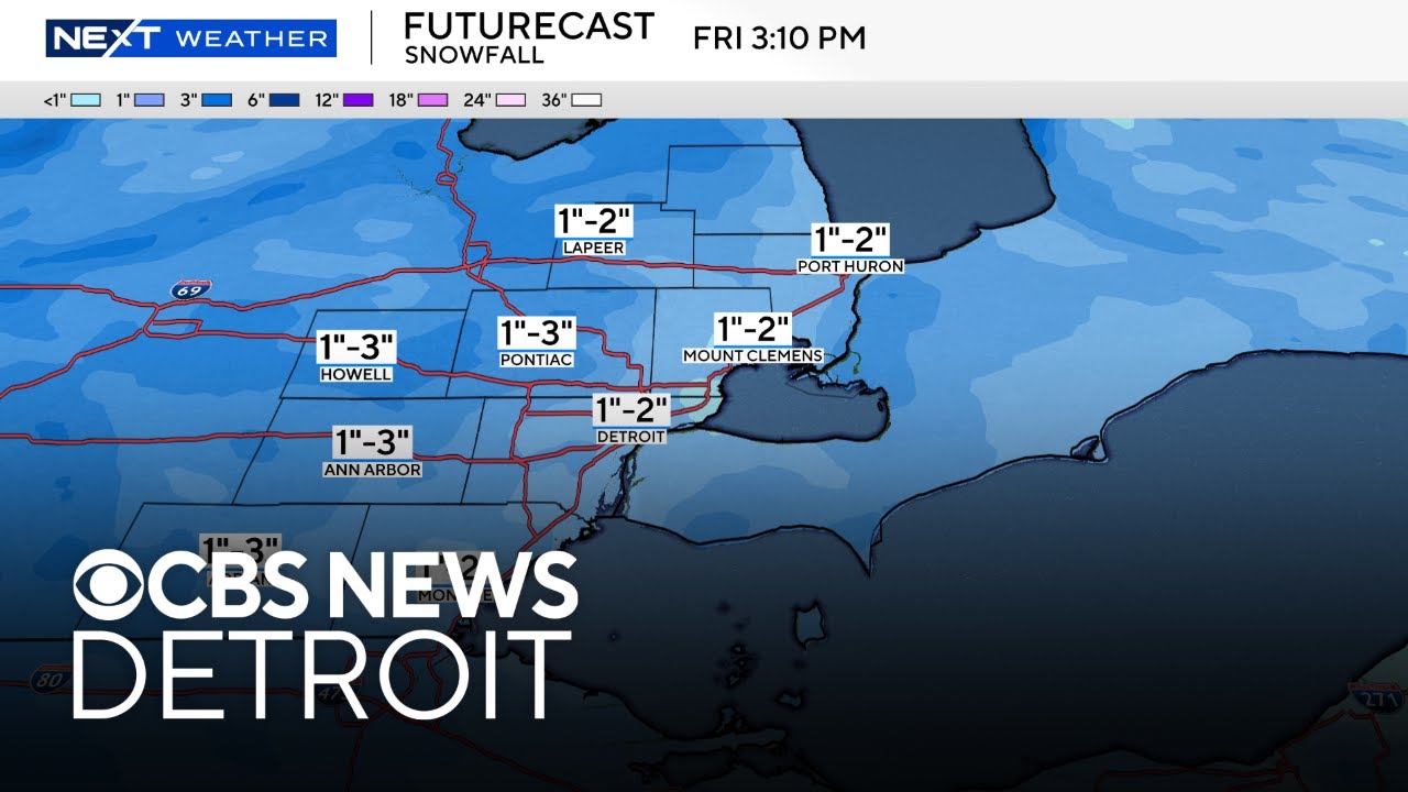 More snow headed to Southeast Michigan