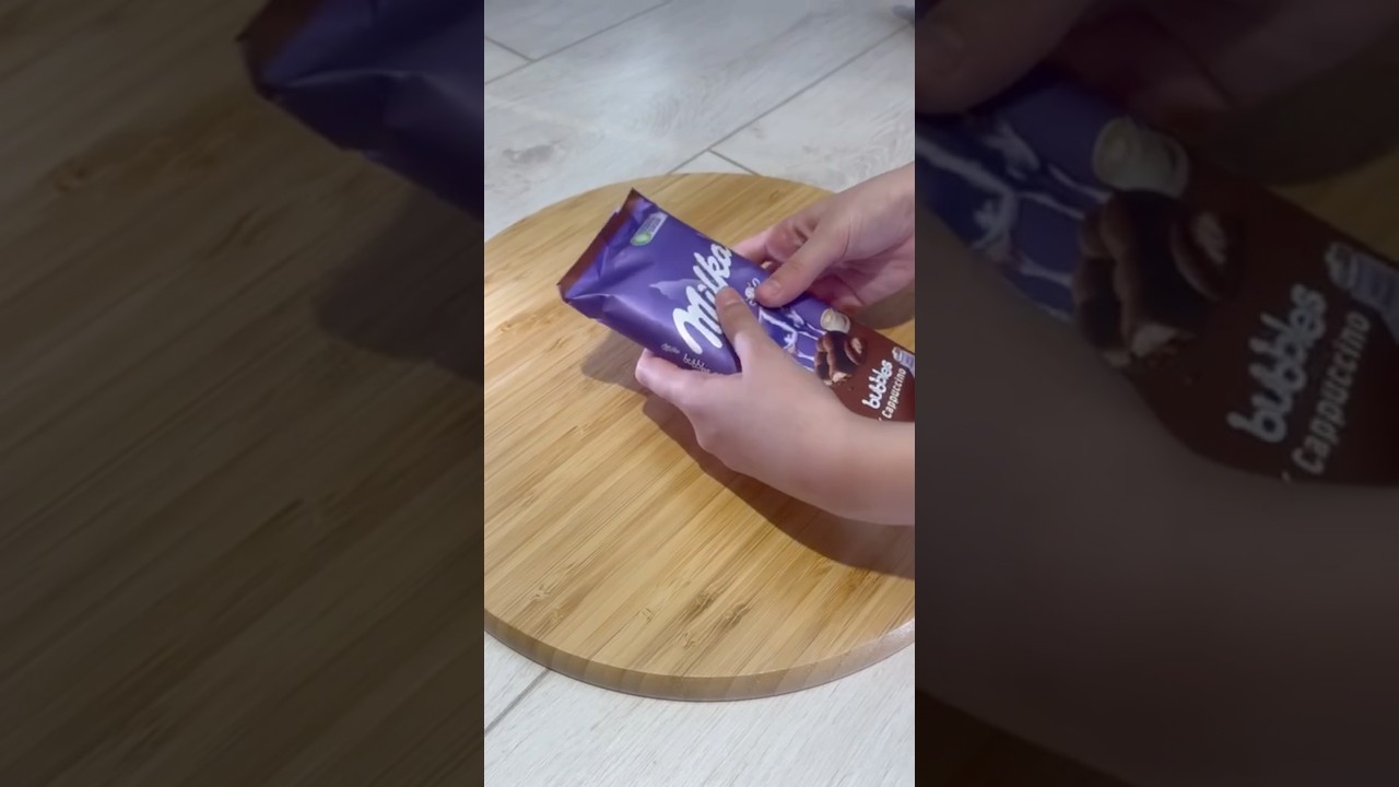 Opening Milka Bubbles Cappuccino Chocolate ASMR ☕🍫 