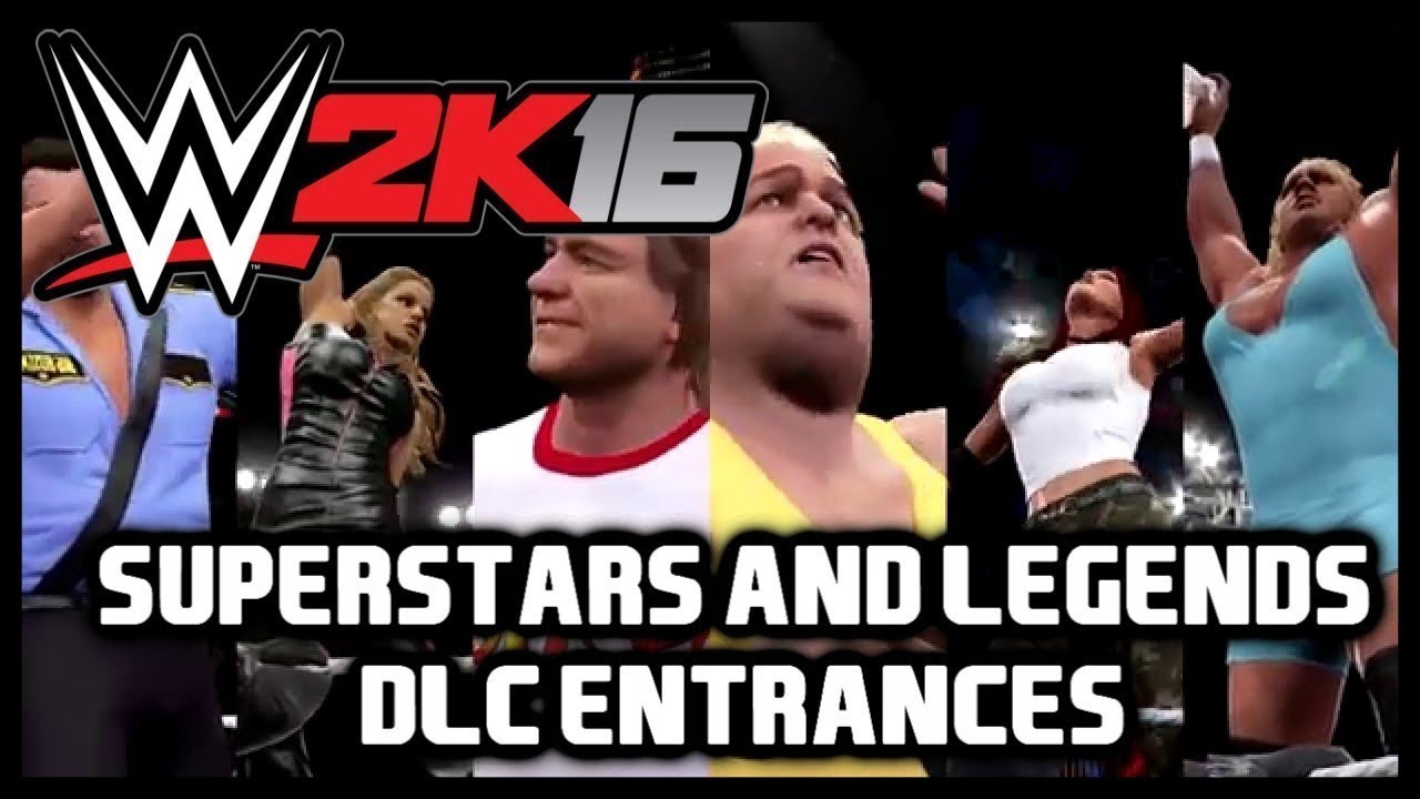 WWE 2K16 PS3 - Superstars & Legends DLC Entrances