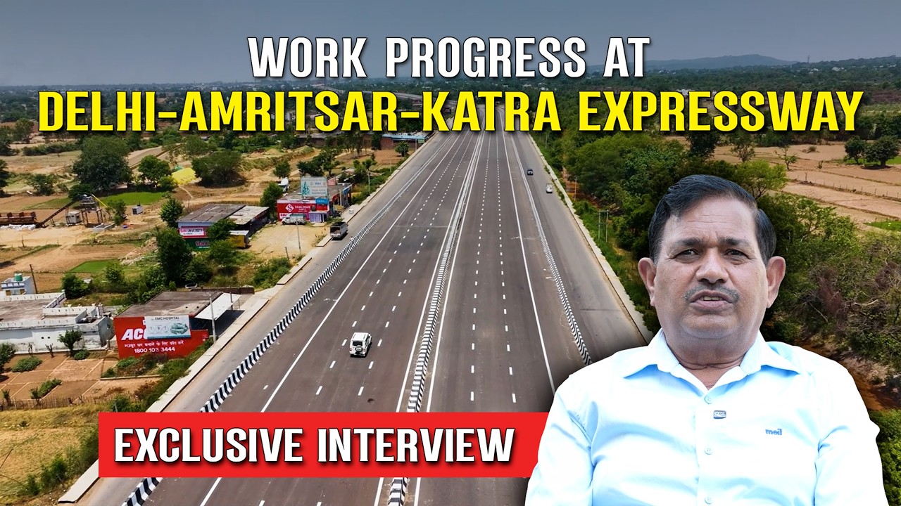 Delhi-Amritsar-Katra Expressway | Work progress as of June 2026 | Megha Engineering