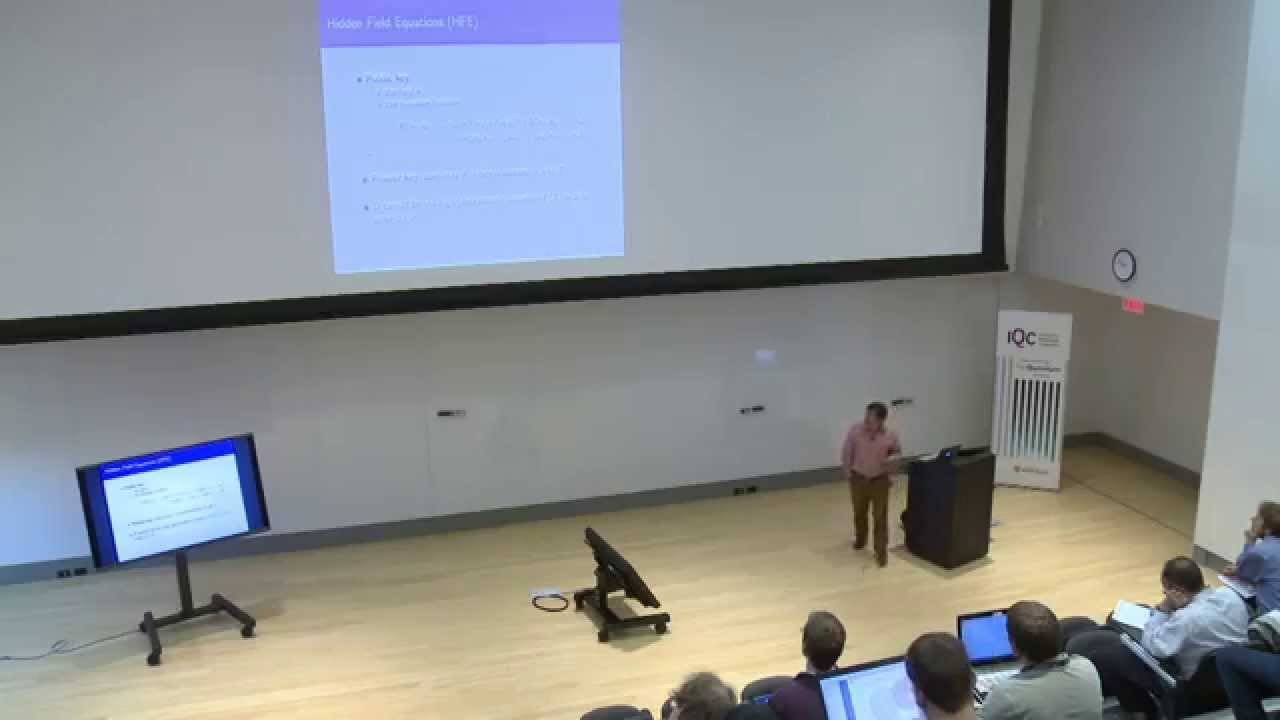 Jintai Ding - ZHFE, a New Multivariate Public Key Encryption Scheme
