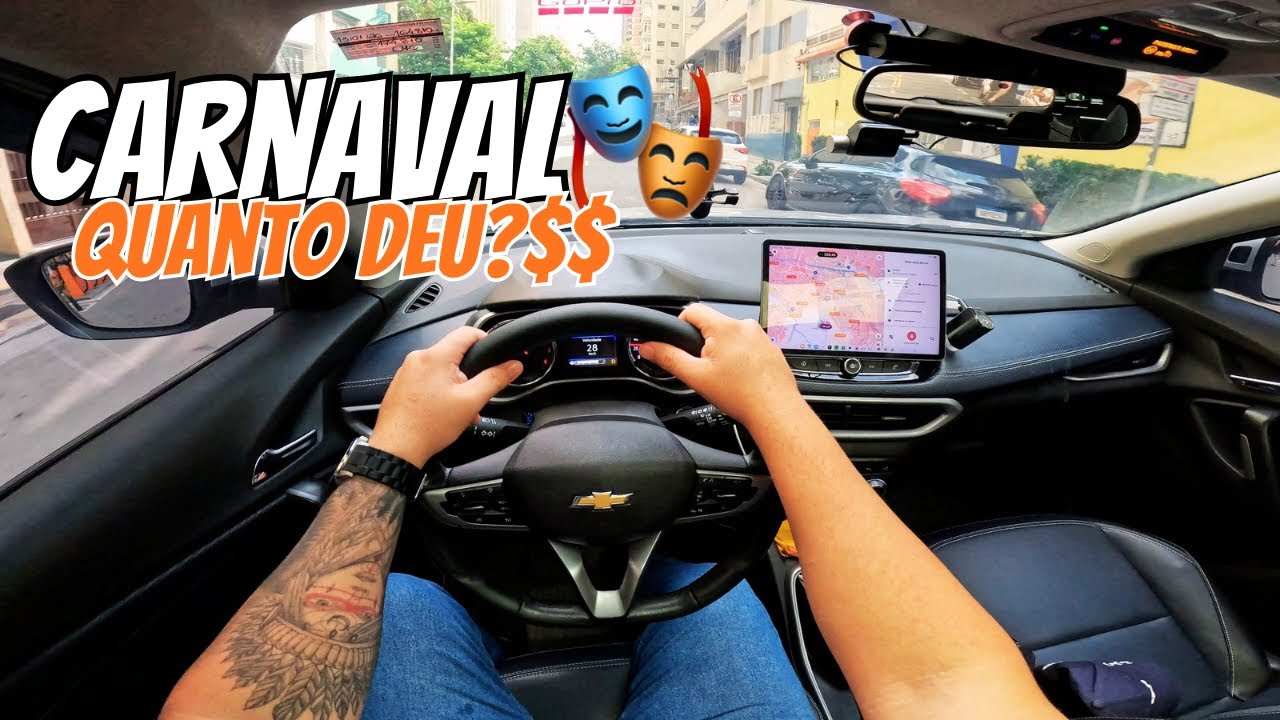 Uber Black no Carnaval Vale a Pena? Veja Quanto Faturei em 1 Dia! #uber #99pop #indriver 