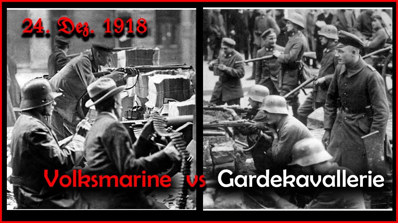 1918/19 Garde-Kavallerie-Schützen-Division vs Volksmarine-Division 1918 - Waldemar Pabst O-Ton