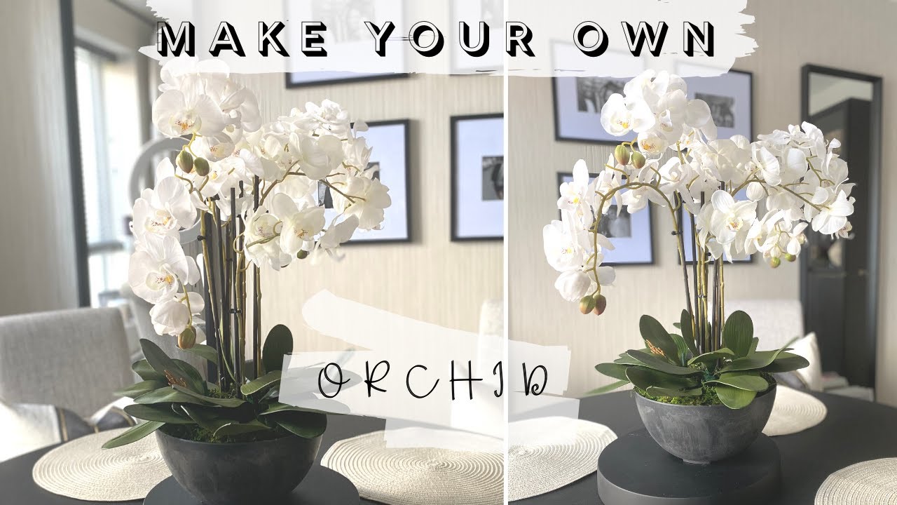 How to Make an Orchid Plant from scratch | DIY John Lewis £200 dupe for under £50! | Shade Shannon