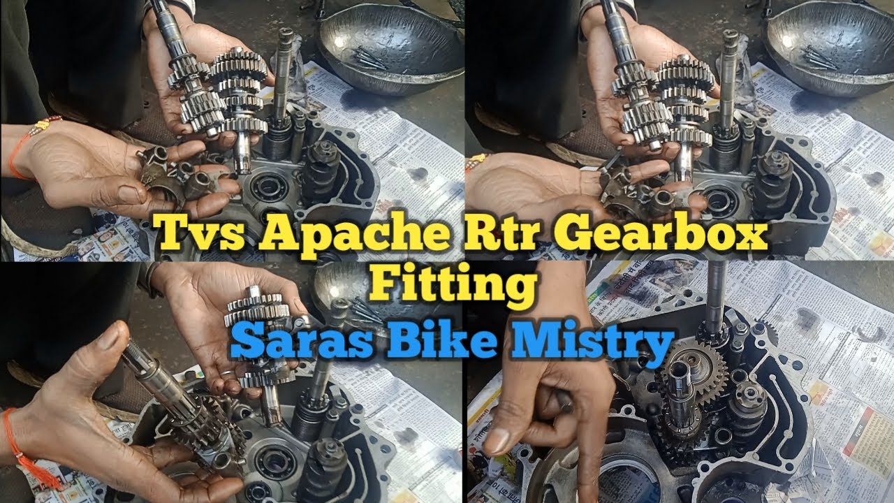 Tvs Apache Rtr Gearbox Fitting  | Tvs Apache Rtr Gearbox Setting