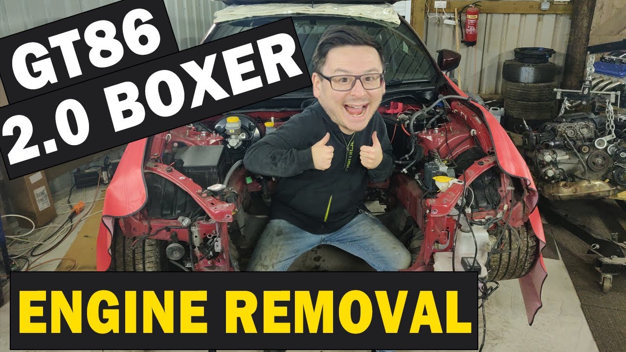 Rocket Bunny GT86 Engine Removal - ready for an LS Swap!
