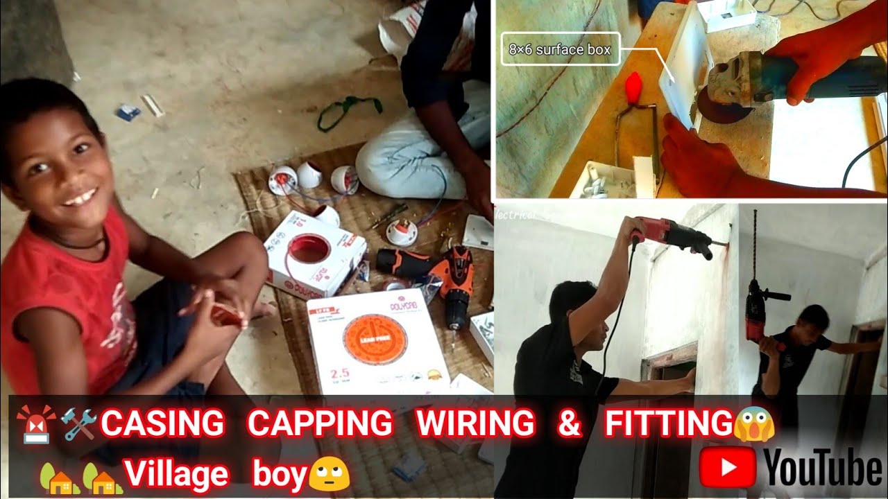 ▶️Casing Capping Wiring New Tricks ⚡ Casing Capping Wiring In Village 🚨Bit Wiring Kaise Kare..!!