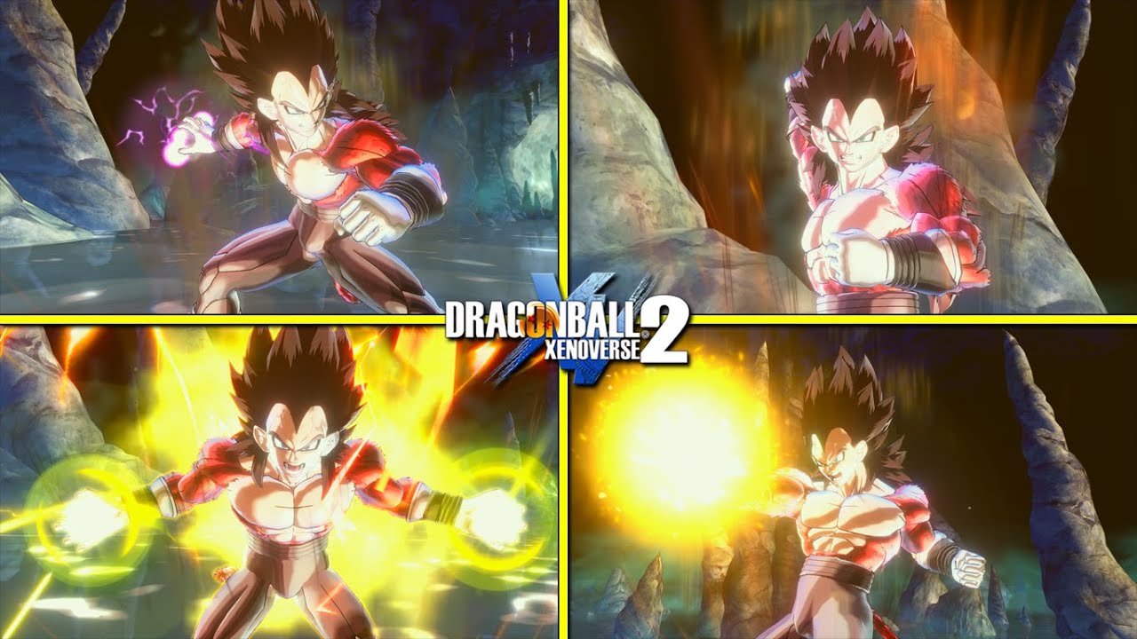 Vegeta's NEW Super Saiyan 4 Evil Controlled in Dragon Ball Xenoverse 2