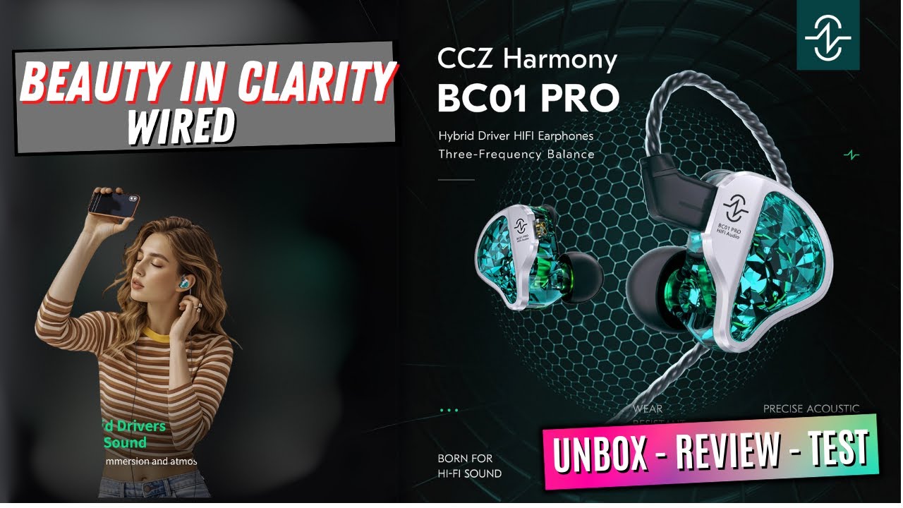 Первый опыт работы с гибридным драйвером — наушники CCZ Harmony BC01 Pro