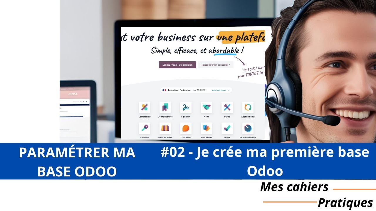 #02 – Formation Odoo : Crée ta première base en 3 minutes !