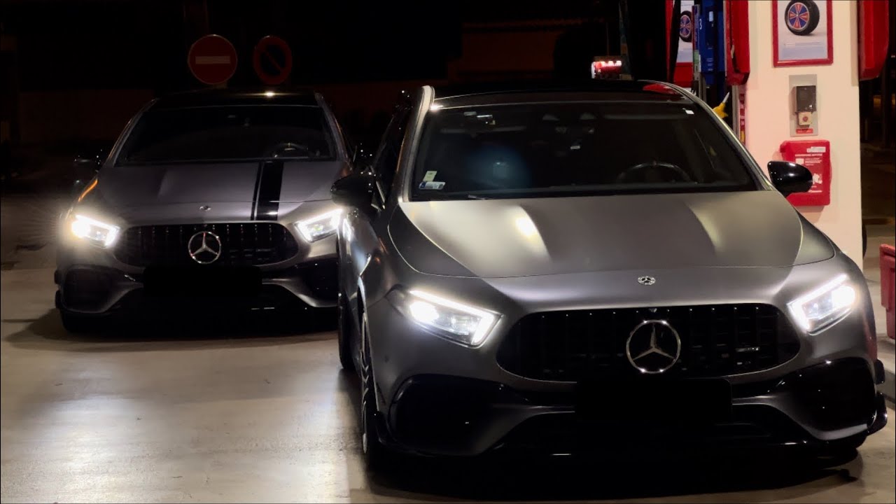 12AM RUN - MIDNIGHT POV DRIVE MERCEDES A45S AMG