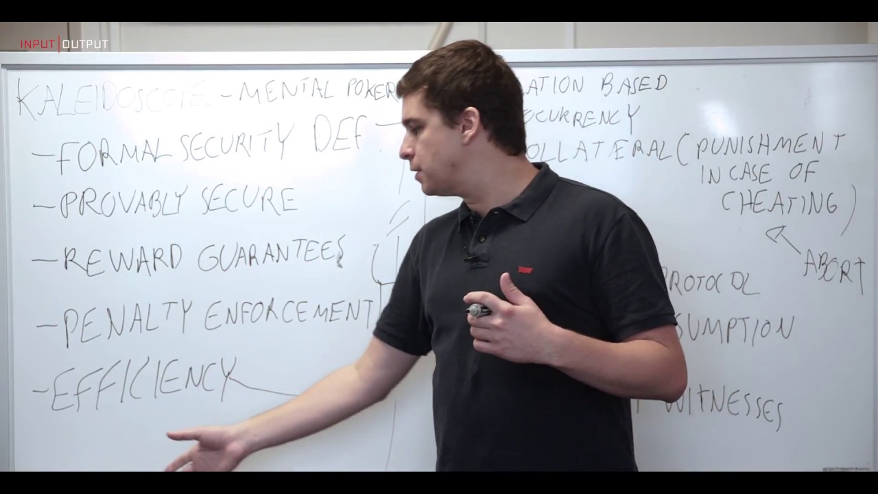 IOHK | Cardano whiteboard; Kaleidoscope, with Bernardo David