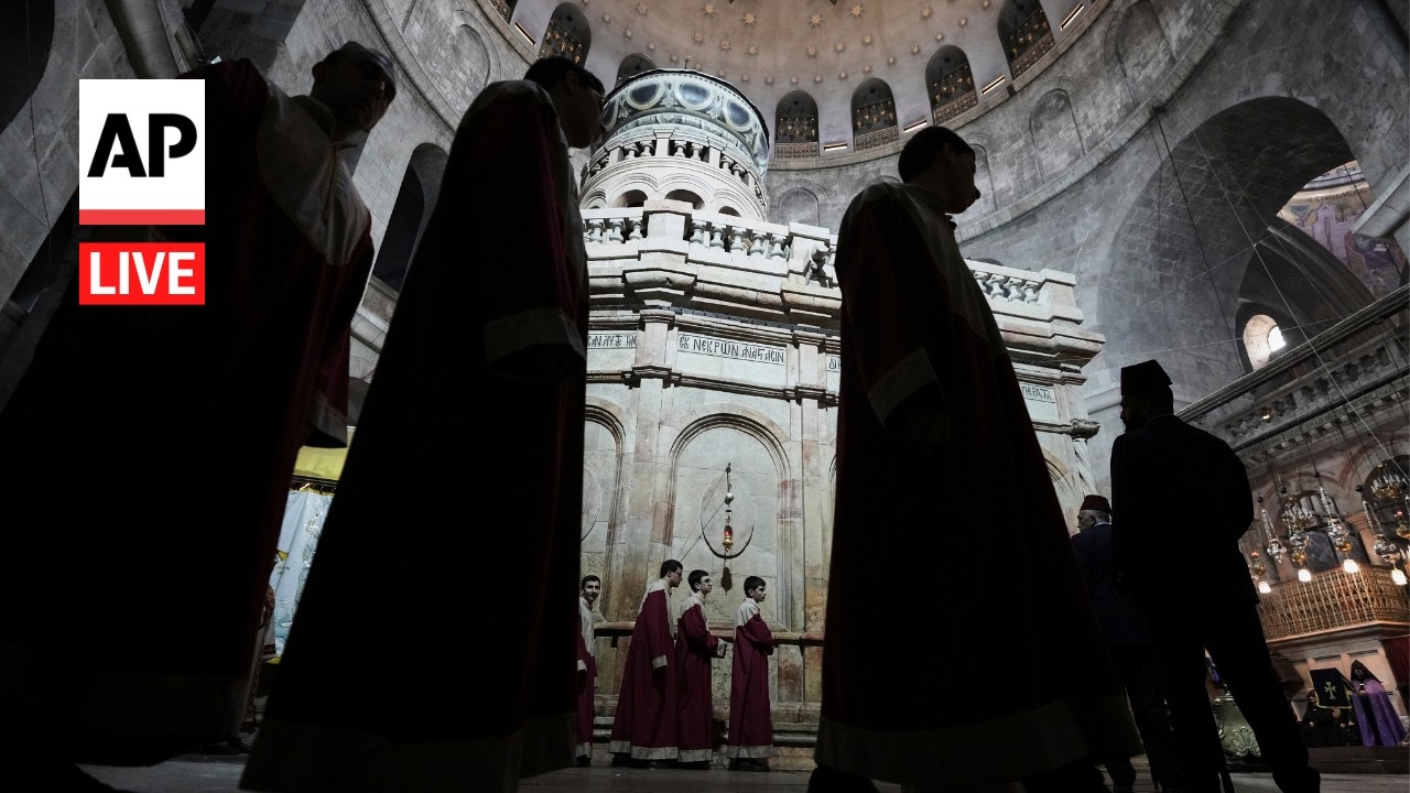 LIVE: Christians mark Good Friday at Jerusalem holy site