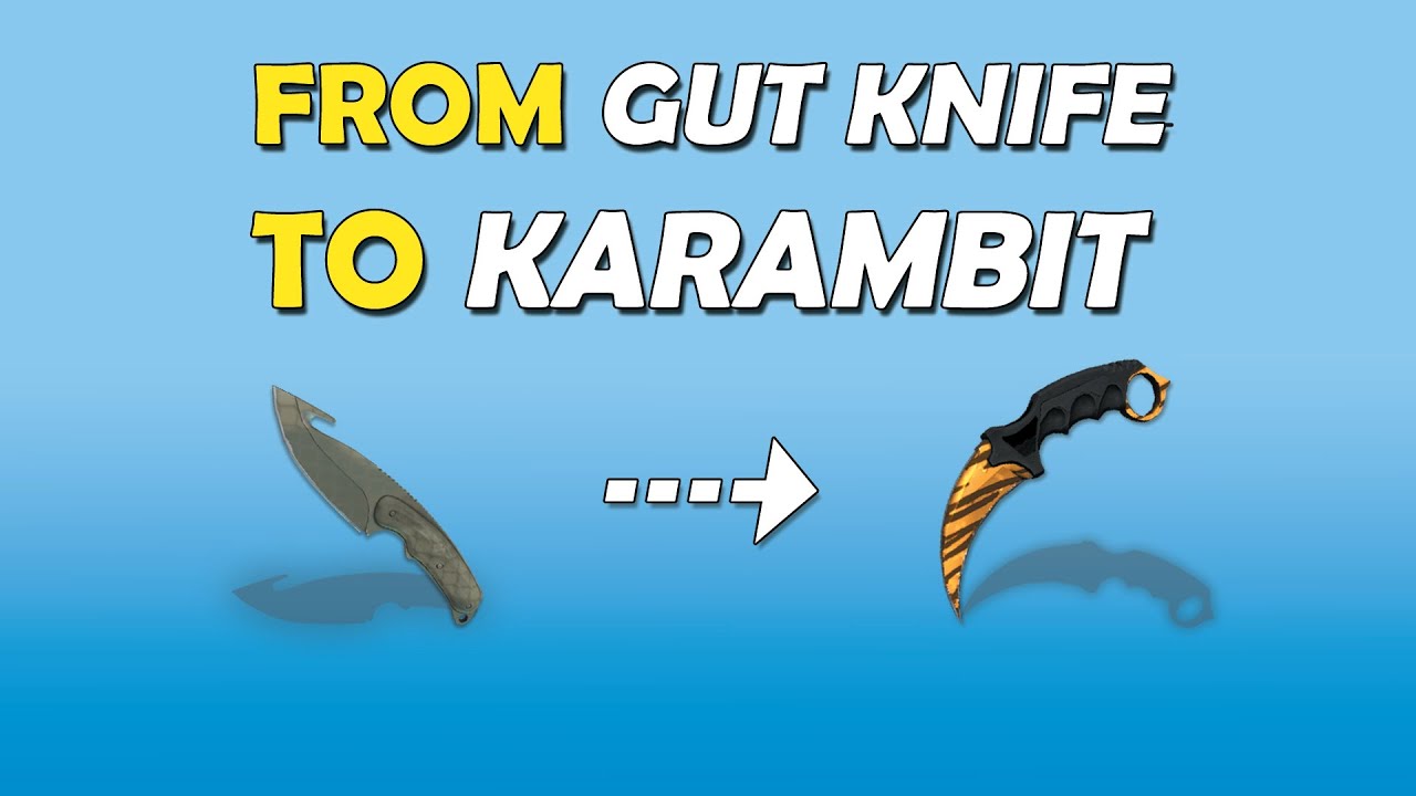 From GUT KNIFE to KARAMBIT Tiger Tooth - CS:GO Trading - Road to a Karambit Knife