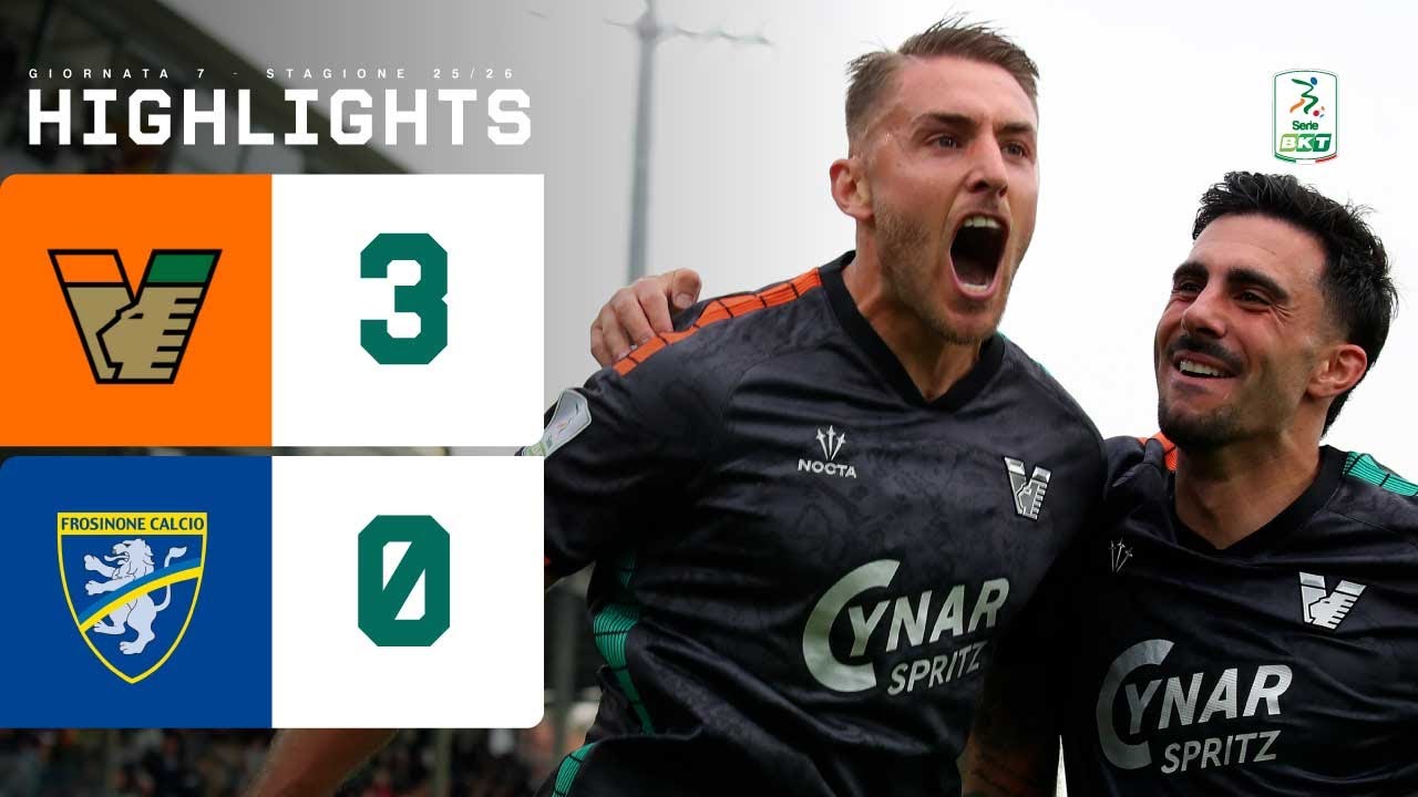 Venezia-Frosinone 3-0 | Tris casalingo per i ragazzi di Stroppa | HIGHLIGHTS Serie BKT