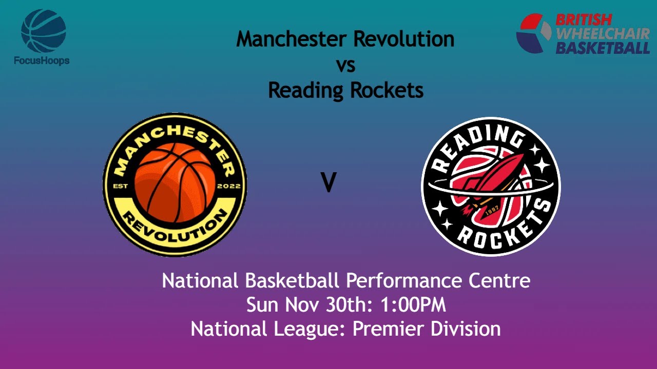 Manchester Revolution v  Reading Rockets 30.11.25