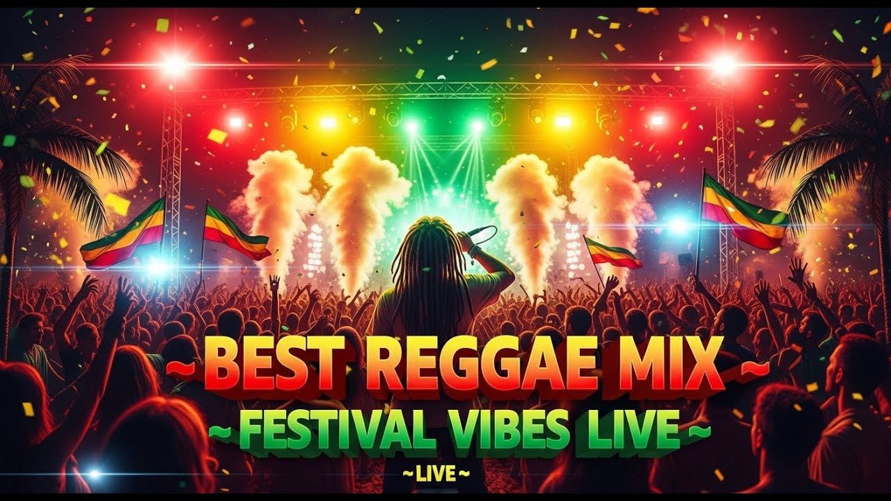 🎶 Best Reggae Mix 💥 Festival Vibes Live | Feel The Island Energy